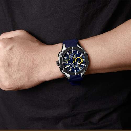 运动硅胶石英手表男士2053G