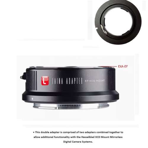 LAINA Lens Mount Double Adapter, Exakta, Auto Topcon SLR Lens To Hasselblad XCD