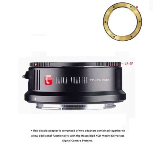 LAINA Lens Mount Double Adapter, Leica R LR SLR Lens To Hasselblad XCD