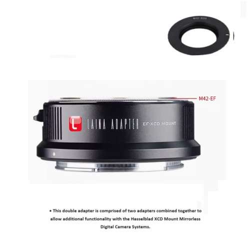 LAINA Lens Mount Double Adapter, M42 Screw Mount SLR Lens To Hasselblad XCD