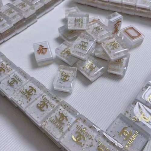 纯手工DIY滴胶麻将