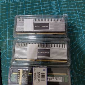 共3條, DDR3 1600  1pcs 4G , 2G X 2pcs.
