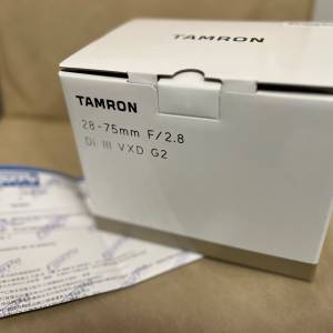 Tamron 28-75mm F/2.8 Di III VXD G2 for Nikon Z-mount (A063Z) (全新有單水貨 購...