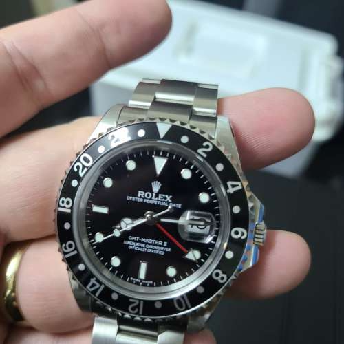 平出絕版舊裝勞GMT(16710)鋁圈(玩具錶)