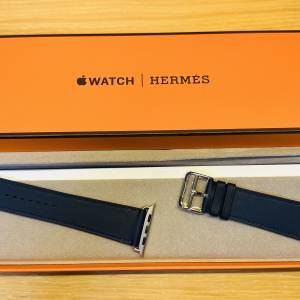Apple Watch Hermes 45mm 全新正廠手錶皮帶連盒，元朗交收$1,400