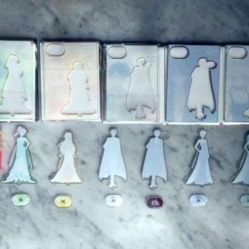 $250 全新 美少女戰士 SailorMoon 晚禮服版 一套五個 (連特別版地場衛) 立牌 (紀念...