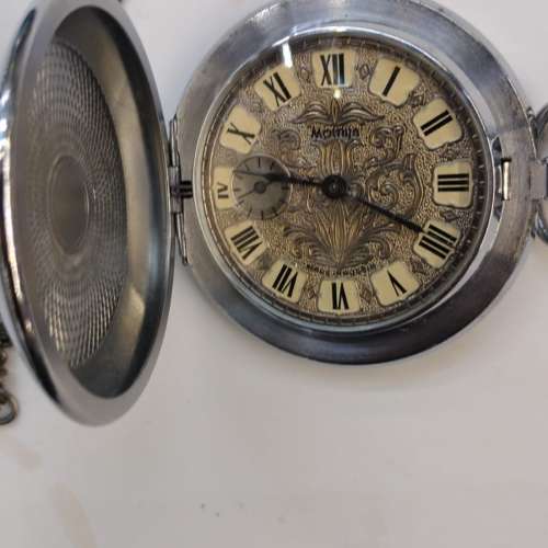 Vintage USSR Victory Trophy Mechanical Pocket Watch