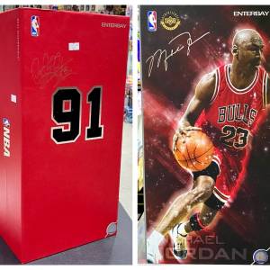 Enterbay 1/6 NBA BASKETBALL DENNIS RODMAN / MICHAEL JORDAN