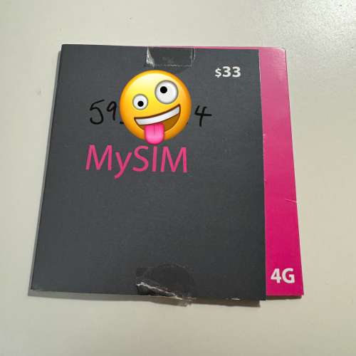 CMHK 4G MySim 中國移動 $107餘額 鴨聊佳 儲值卡 儲值咭 增值 充值 data valuegb ...