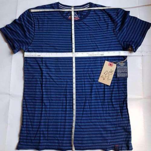 🚩🇺🇸美版 Gramicci 藍染橫間 T-Shirt 顏色: Indigo Stripe 細碼 Not Carhartt、T...