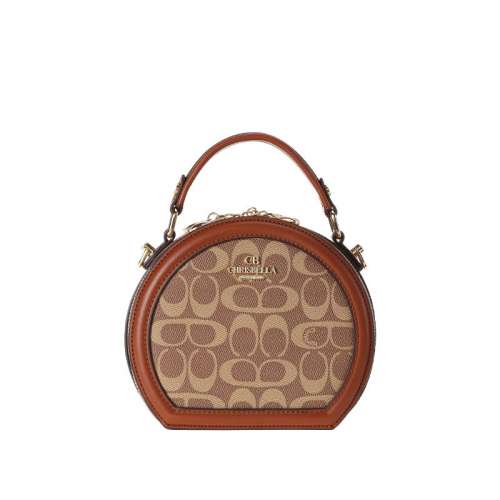 復古時尚園型手提包女士時尚蘋果字母包小包包女