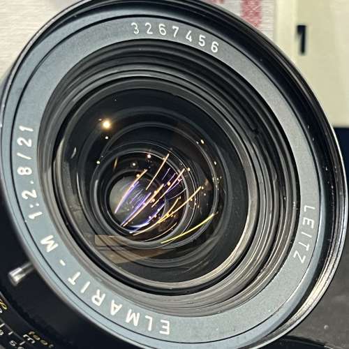 Leica Elmarit M 21mm F2.8 E60 Pre-A Black Lens with box, UVa filter and hood