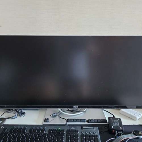 34吋 Monitor AOC Q3477FQ 內置喇叭和火牛【淨機】
