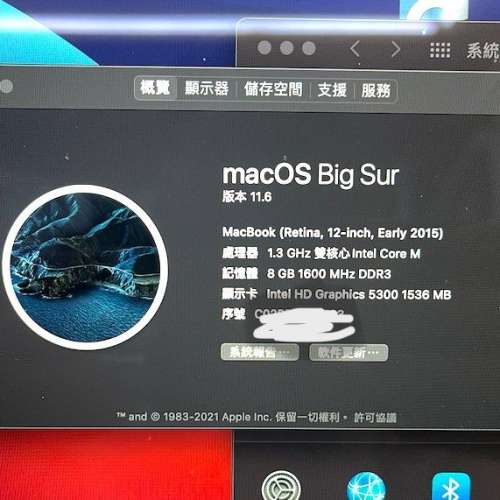 Apple macbook 2015 12-inch 12时