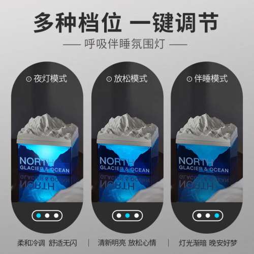 極地物種冰川藍牙音箱高音質低音炮多功能小音響生日禮物送男友