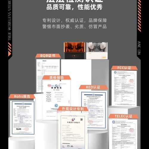水月雨太空漫遊 2024新款TWS 真無線藍牙耳機ANC主動降噪耳機