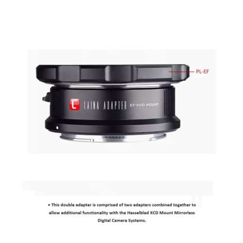 LAINA Lens Mount Double Adapter, Arri PL Mount Lens To Hasselblad XCD