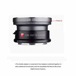 LAINA Lens Mount Double Adapter, Pentax 645 (P645) Mount Lens To Hasselblad XCD
