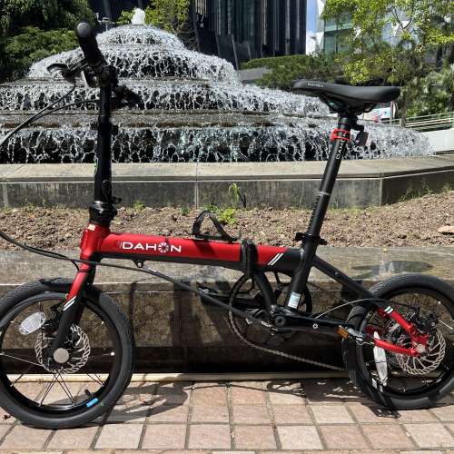 2024 最新款 頭柱內摺版馬甲線款 DAHON K3 PLUS 9速 16吋 碟剎 鋁合金 折叠車 送水...