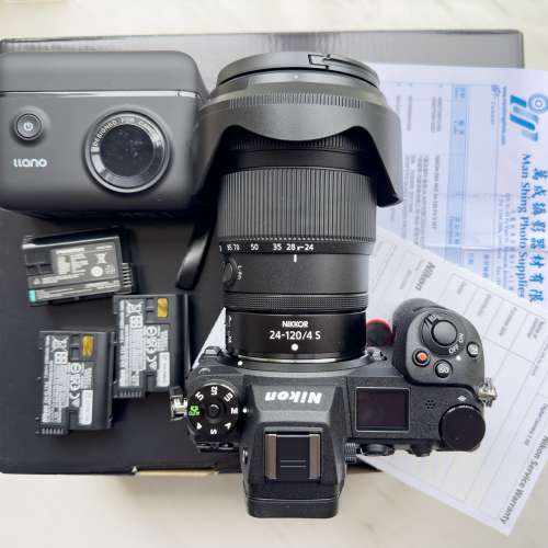 Nikon Z6II連24-120 kit set  快門2千幾 跟3電及充電器 超新 2月萬成買入 有單有保...