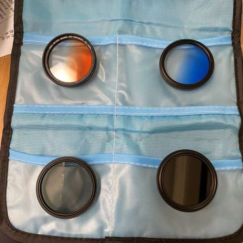 40.5mm Filter Set (ZOMEI GC & FOURTH EYE VND CPL)