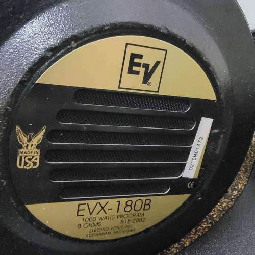 Electro Voice EVX-180B 1000-watt Pro Woofer 一對