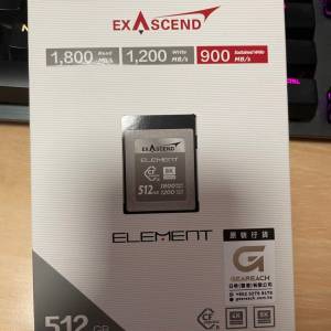 Exascend Element 系列 Cfexpress Type B 記憶卡(256GB)