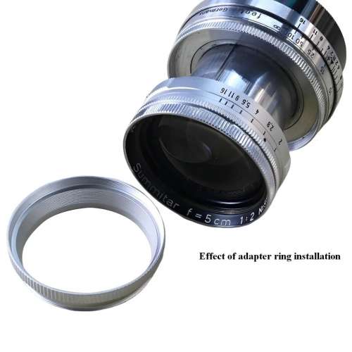 SANMA For Leica E39 Filter To 50mm f/2.0 Summitar Lens Adapter Ring