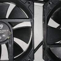 6把電腦風扇 + asus cpu cooler 水冷