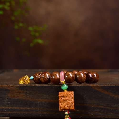 金鼠三眼菩提文玩手串