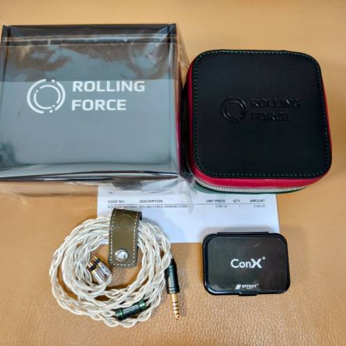 Rolling Force Diamond 純銀耳機升級線 (ConX 4.4)