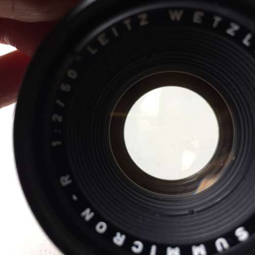 Leica R 50mm F2 Summicron 1st version Gold Coating