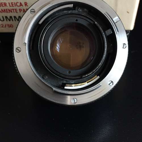 Leica R 50mm F2 Summicron 1st version Gold Coating