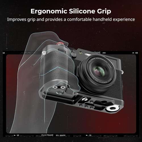SmallRig X100VI / X100V Handgrip L-Shape Grip With Shutter Button - Black 4556
