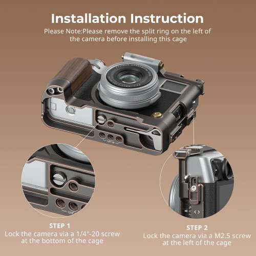 SmallRig 4557 Retro Cage For FUJIFILM X100VI / X100V 「復古」兔籠