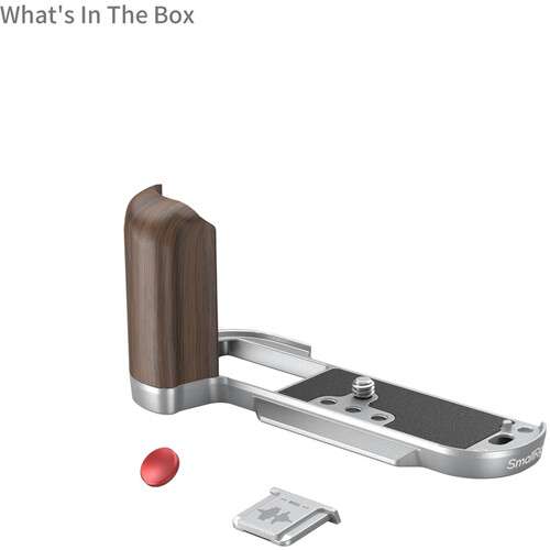 SmallRig Wooden L-Shape Grip For FUJIFILM X-T50 (Silver) - 4735