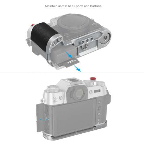 SmallRig Silicone L-Shape Grip For FUJIFILM X-T50 (Sliver) 4713