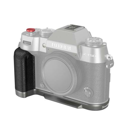 SmallRig Silicone L-Shape Grip For FUJIFILM X-T50 (Charcoal Silver) 4712