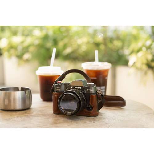 SmallRig Leather Half Case Kit For FUJIFILM X-T50 (Brown) - 4710