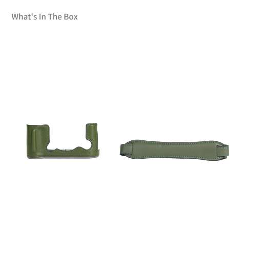 SmallRig Leather Half Case Kit For FUJIFILM X-T50 (Green) - 4711