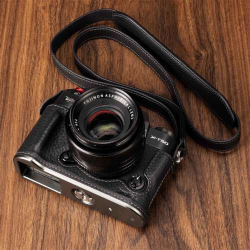 SmallRig Leather Half Case Kit For FUJIFILM X-T50 (Black) - 4709
