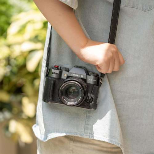 SmallRig Leather Half Case Kit For FUJIFILM X-T50 (Black) - 4709