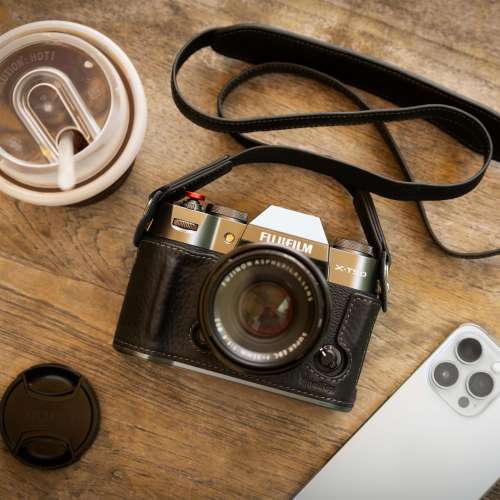 SmallRig Leather Half Case Kit For FUJIFILM X-T50 (Black) - 4709
