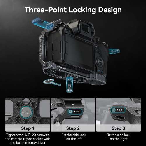 SmallRig &ldquo;Black Mamba&rdquo; Camera Cage For Canon EOS R6 Mark II - 4161