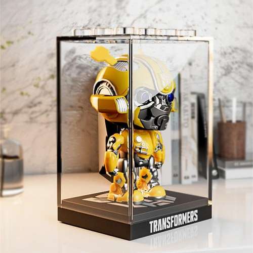 變形金剛Q版機器人小男孩兒童玩具大黃蜂擎天柱正版模型生日禮物