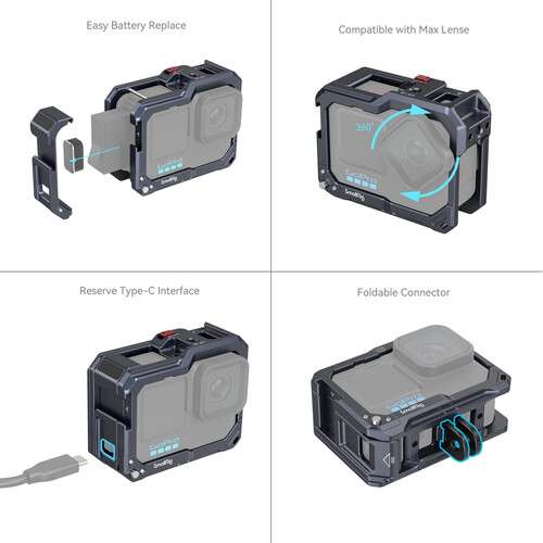 SmallRig Cage For GoPro Hero12 / 11 / 10 / 9 Black - 3084C