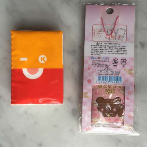 $100 - 全新 未開封 Rilakkuma 鬆弛熊 懶懶熊 拉拉熊 神社護身符 (日本制)