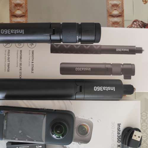 100% New Insta 360 X3 Camera with 2 batteries