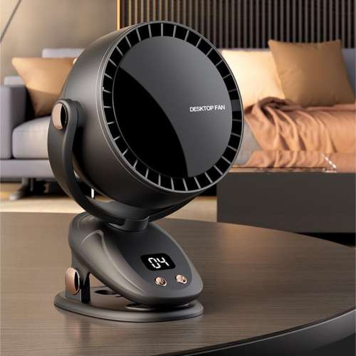 溫斯萊特牀頭靜音風扇車載宿舍辦公室宿舍上下鋪夾掛充電式循環扇