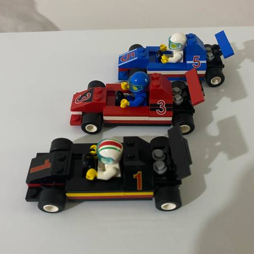 原厰正版中古LEGO System Octan  F1 賽車車手